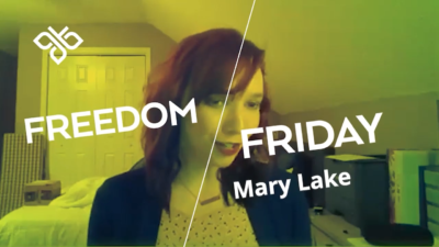 Freedom Friday: Mary's Journey to Finding her Best Fit 3 Video thumbnail with the words "Freedom Friday Mary Lake".
