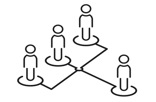 graphic of 4 people