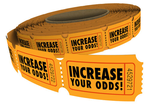 raffle lottery tickets that say increase your odds